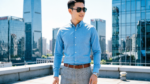 Men's Long Sleeve Button-Down Shirt - Image 3