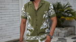 Men’s Tropical Print Shirt - Image 3