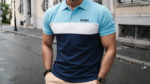 Men’s NASA Color Block Polo Shirt - Image 2